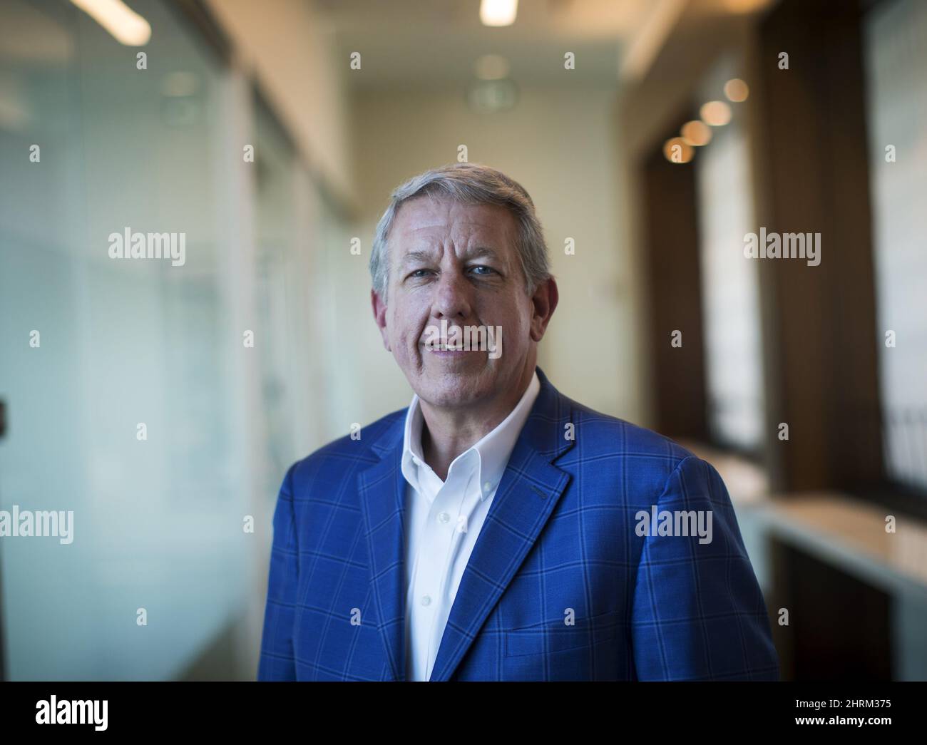 Imperial Oil President and CEO Brad Corson attends a news conference ...