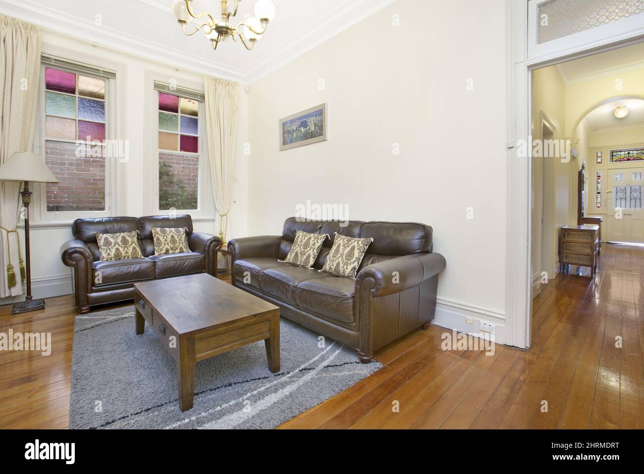 Living room interior. Sydney, Australia, Real Estate Stock Photo Alamy