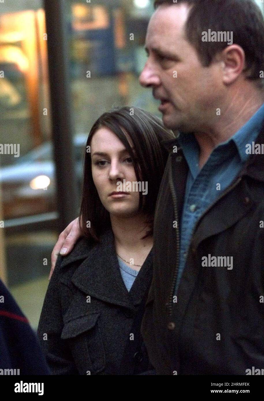 Kelly Ellard and her father, Lawrence, leave the Vancouver courthouse ...