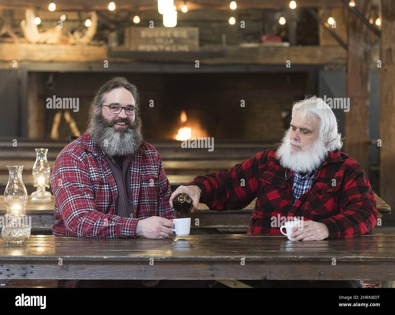 Sucrerie de la Montagne founder Pierre Faucher, and son and coowner