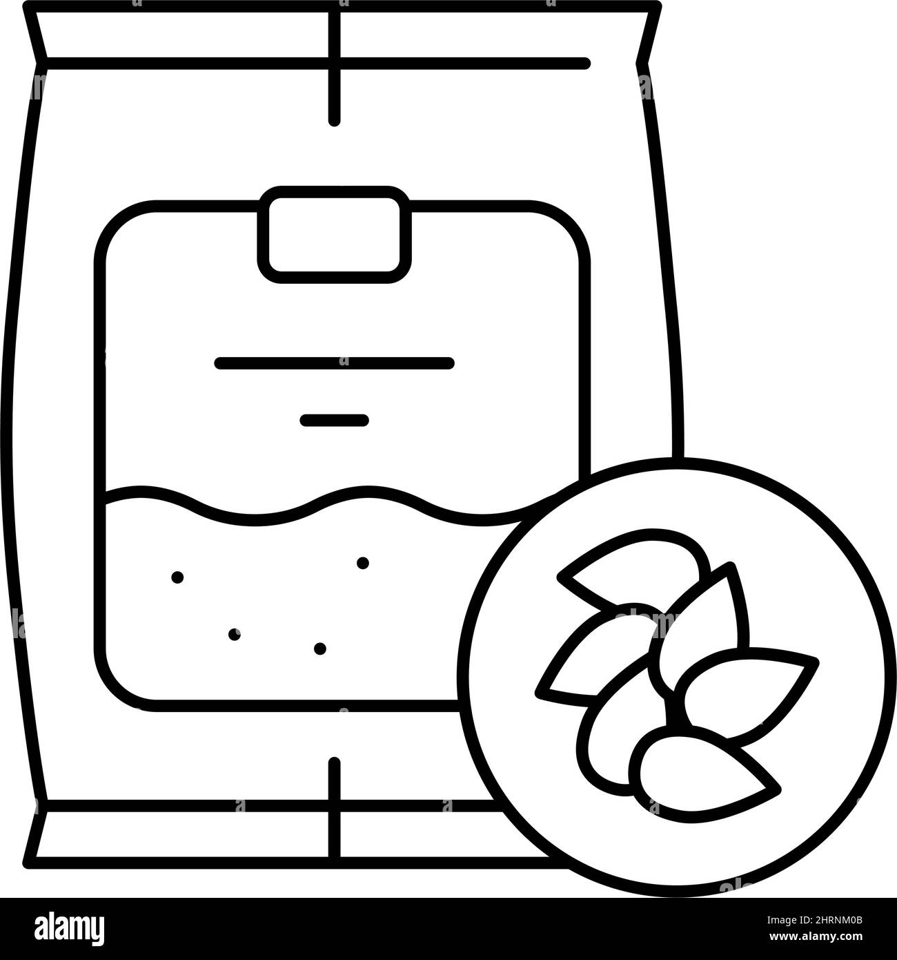 seeds gardening line icon vector illustration Stock Vector Image & Art ...