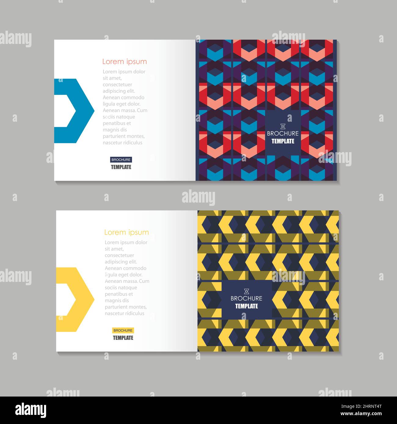 Seamless hexagon vector pattern Stock Vector Image & Art - Alamy