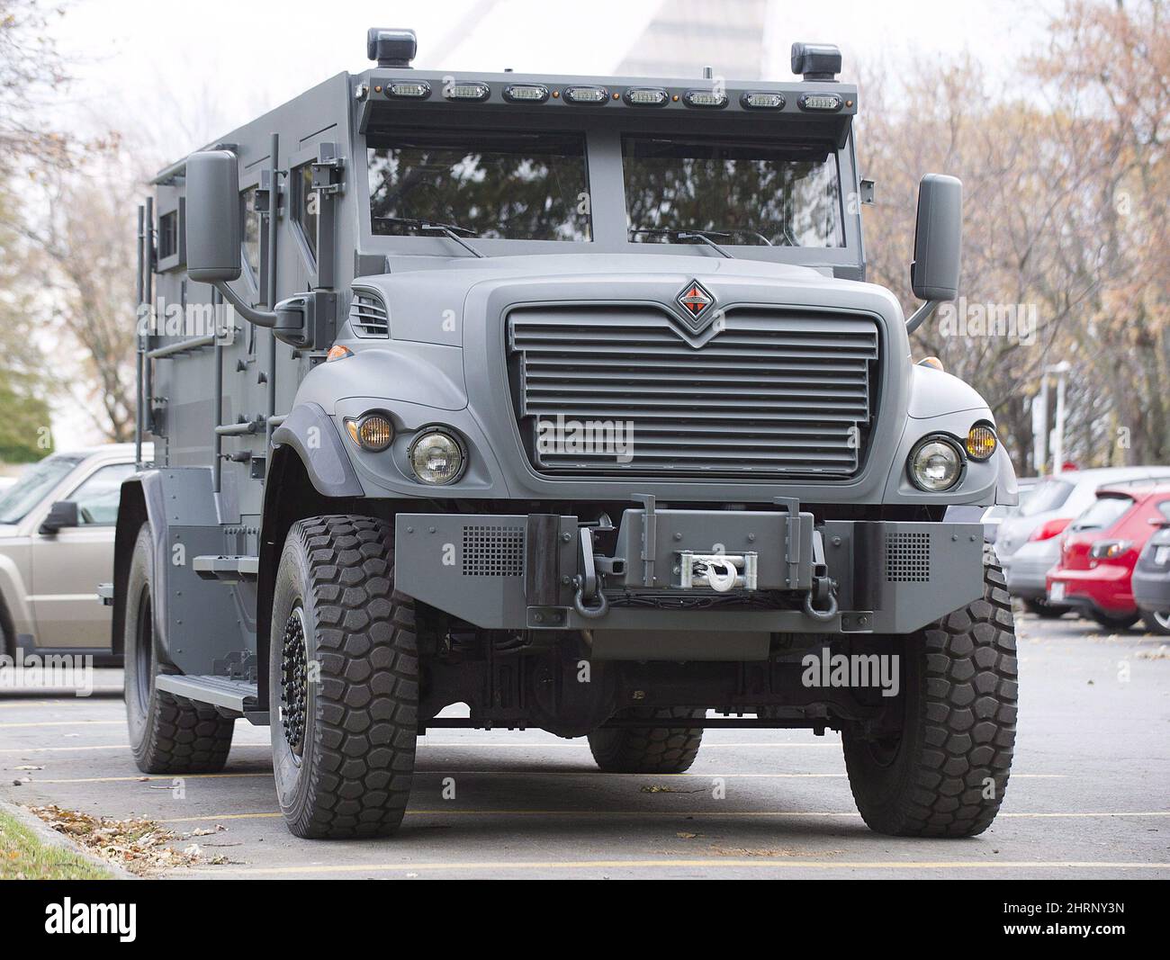 As a statement of police power, the armoured rescue vehicle that ...