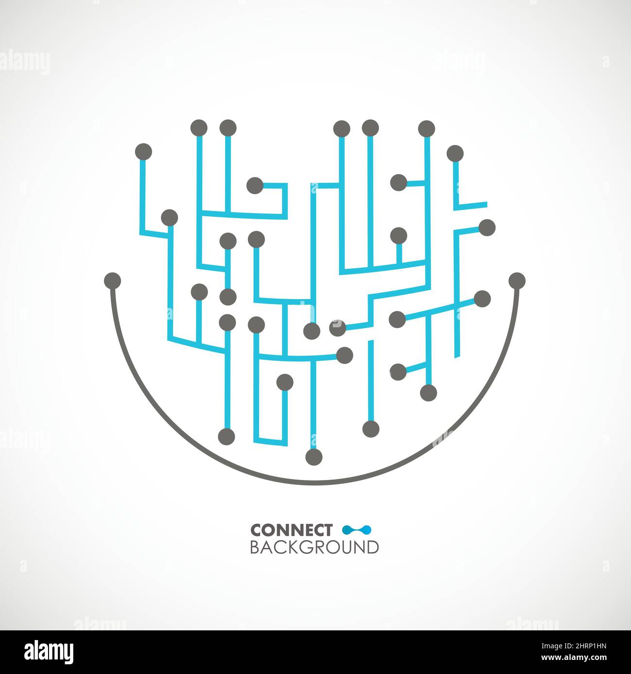 Vector illustration molecules, network and connection Stock Vector ...