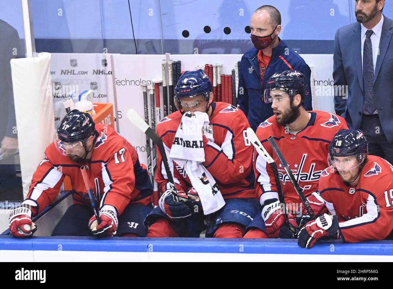 Stanley Cup playoff hockey action 