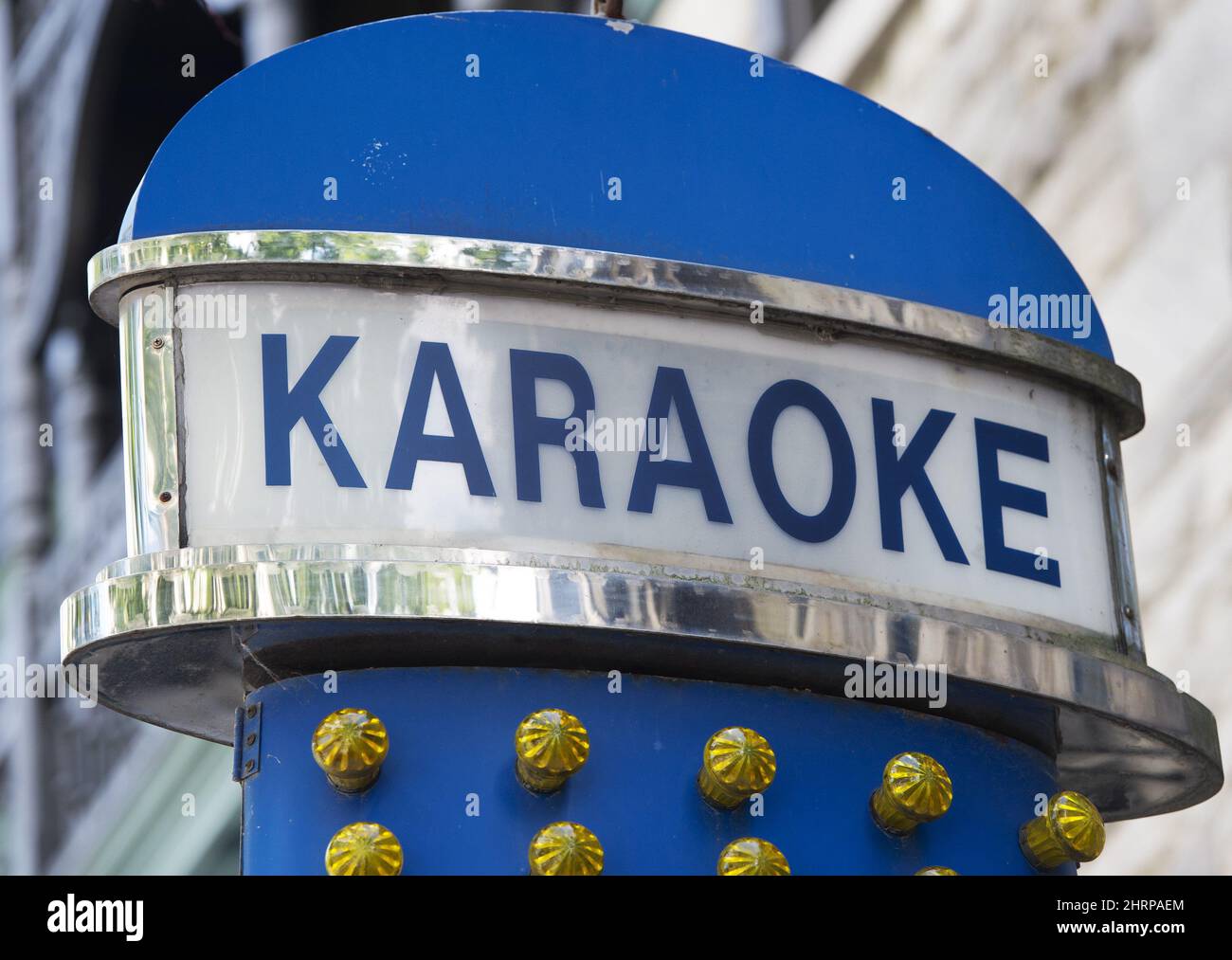 A karaoke bar is seen Friday, September 11, 2020 in Montreal. The