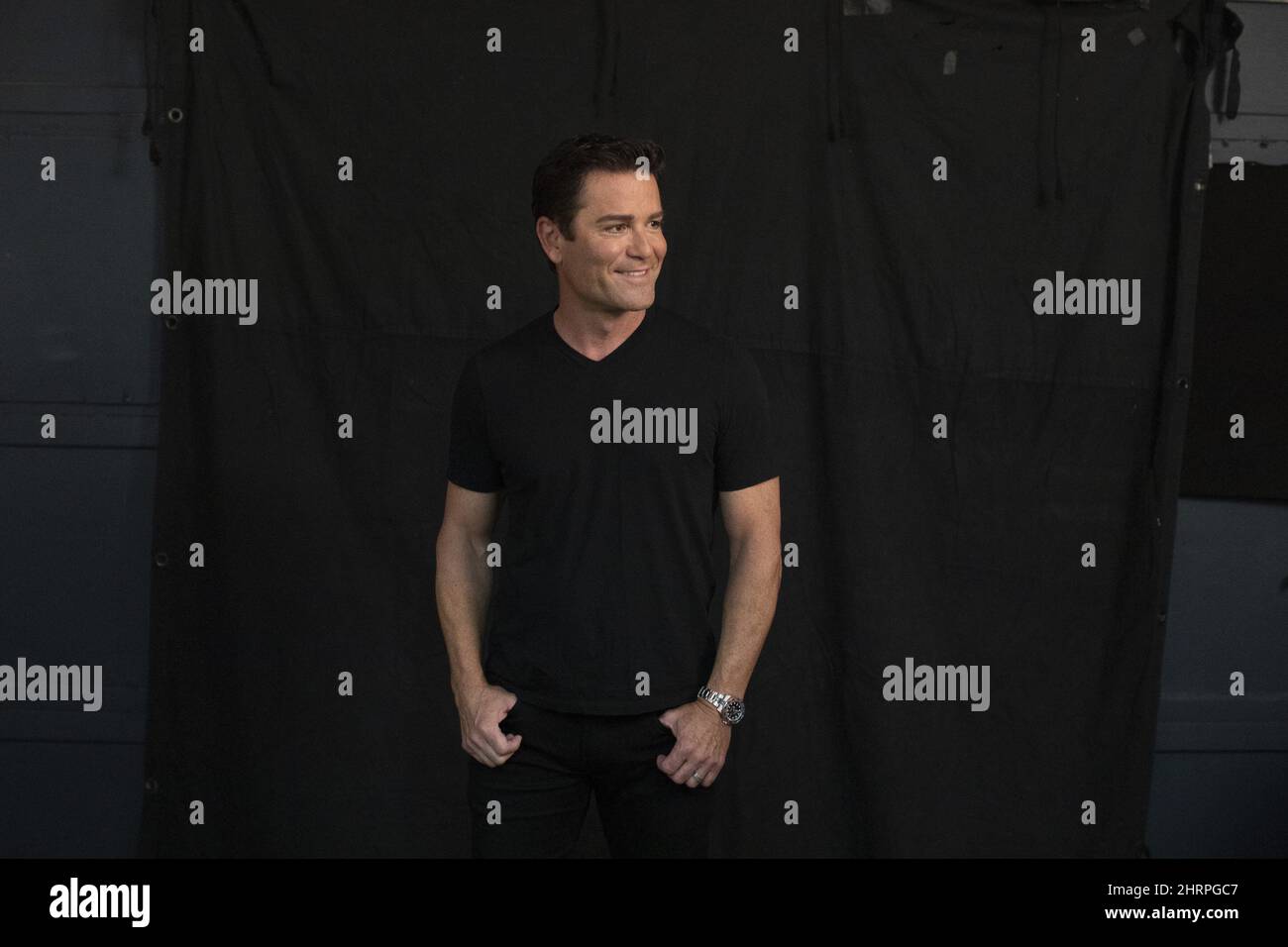 Actor Yannick Bisson poses for a portrait during promotional day for