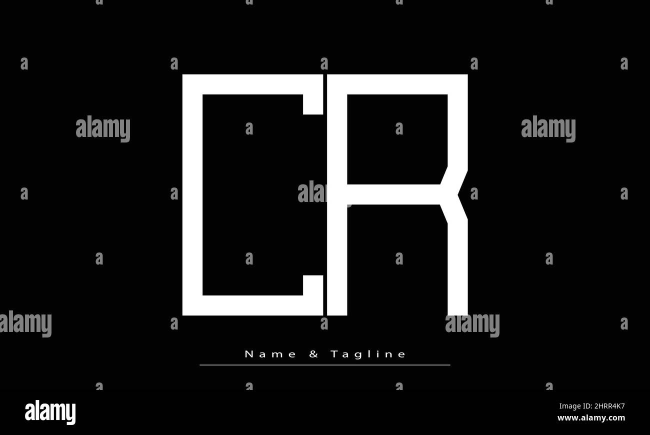 Alphabet letters Initials Monogram logo CR, RC Stock Vector Image & Art ...