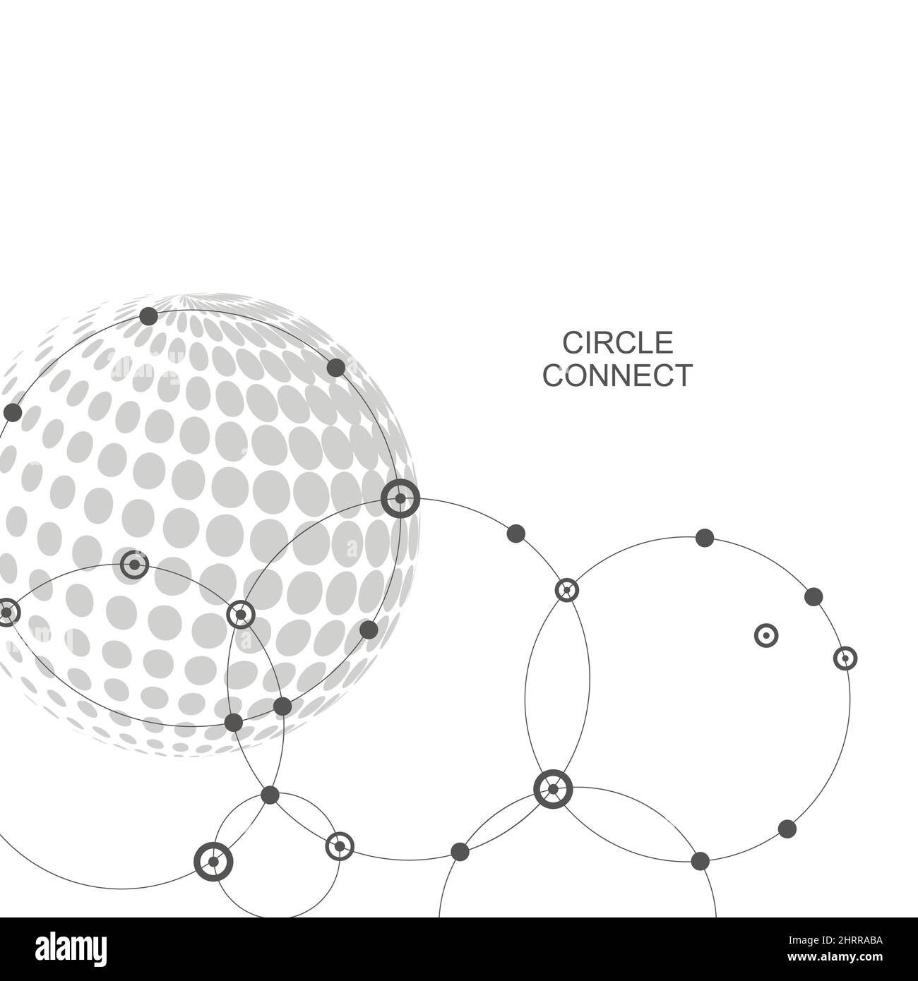 Halftone vector design. Abstract dotted circle illustration Stock ...