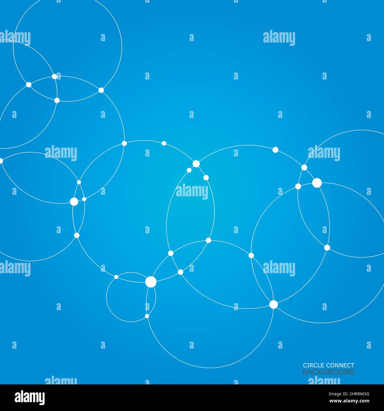 Structure molecule and communication science design Stock Vector