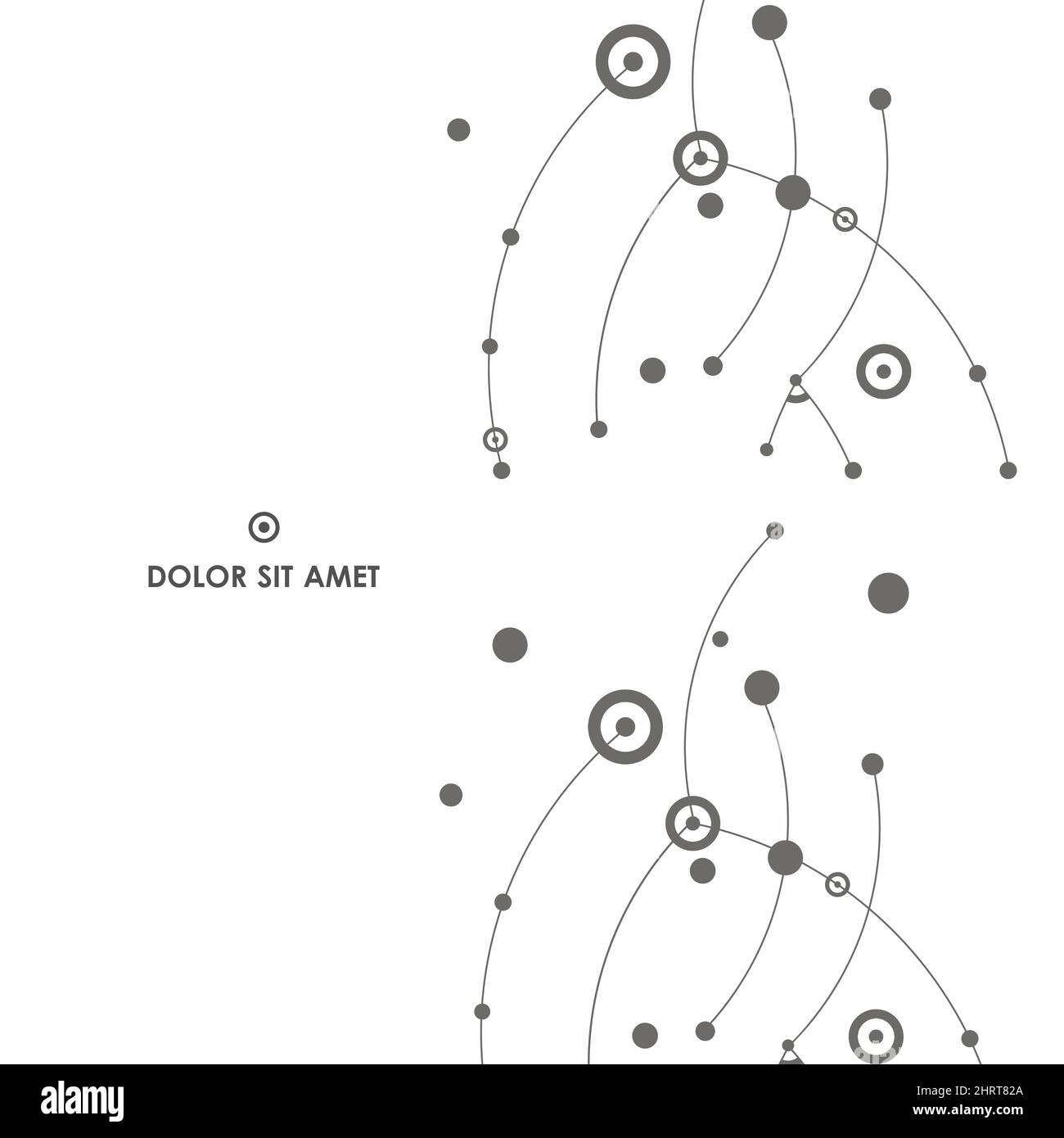 Abstract background with lines and dots. Creative design for your Stock ...