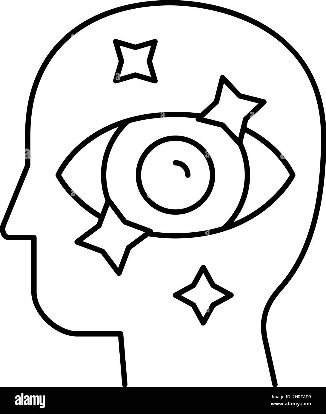 aesthetics philosophy line icon vector illustration Stock Vector Image