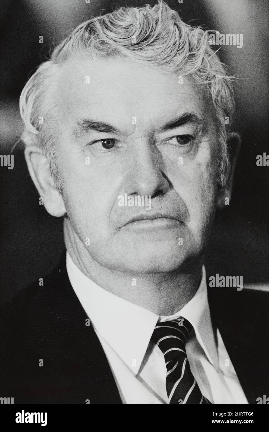 Nova Scotia Premier Roger Bacon is shown in Halifax in a 1990 file