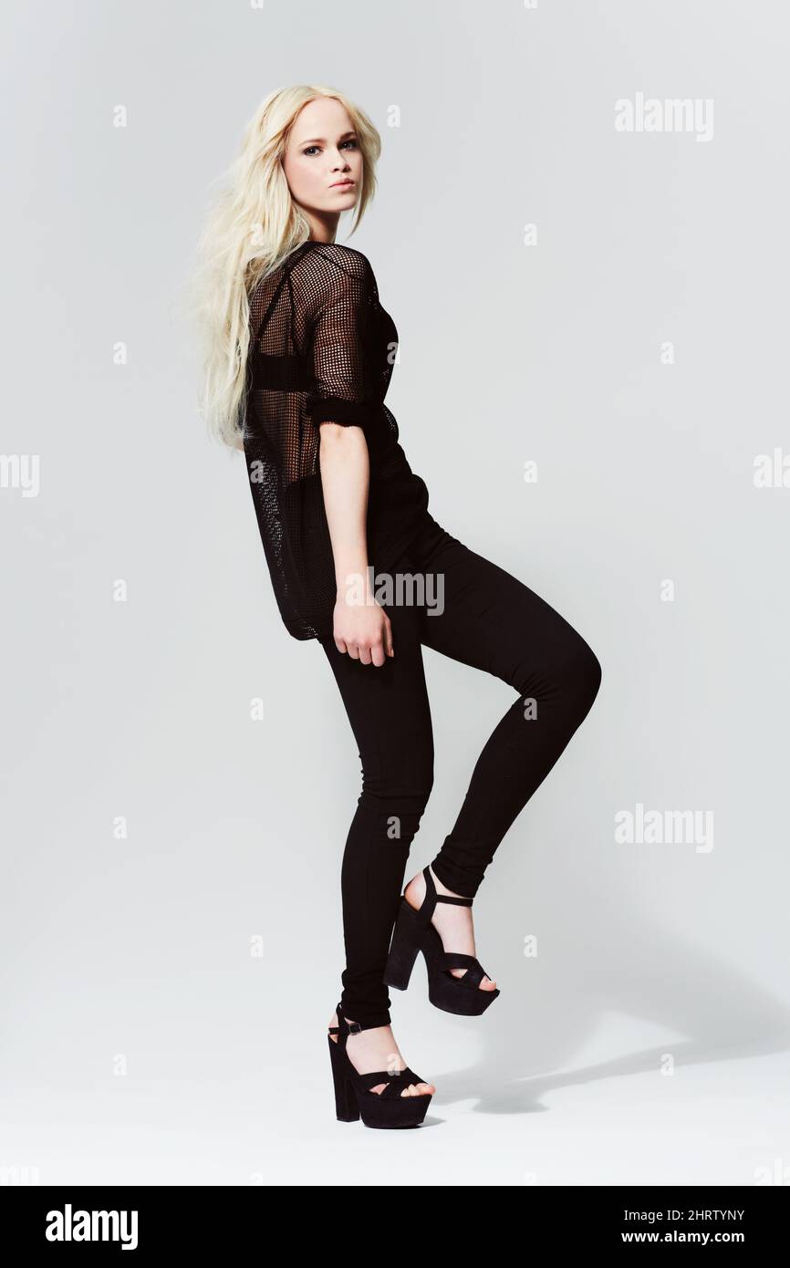 Beautiful blonde fashion model hi-res stock photography and images - Alamy