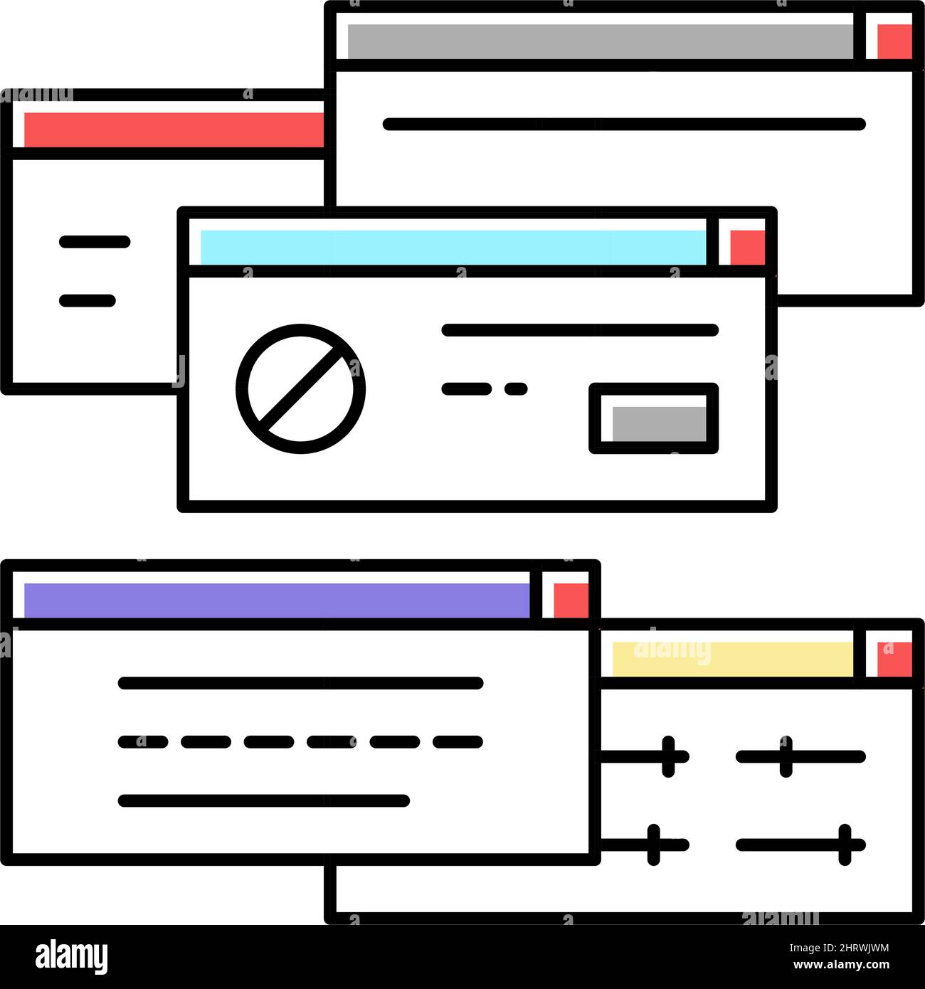 computer customization color icon vector illustration Stock Vector ...