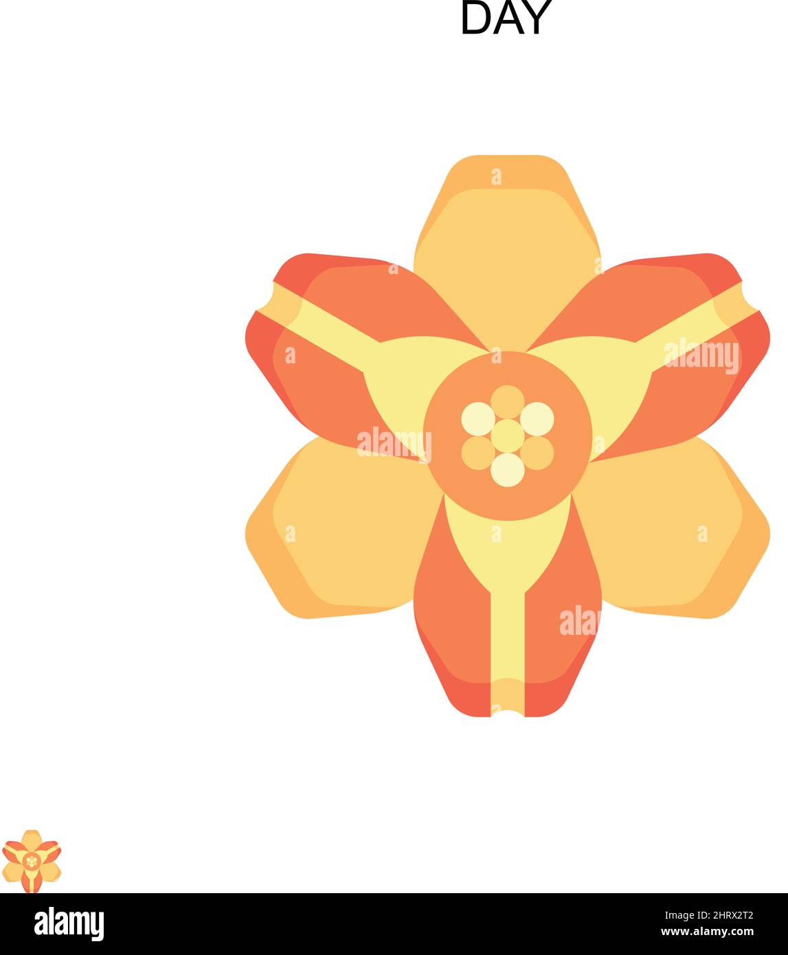 Day Simple vector icon. Illustration symbol design template for web ...