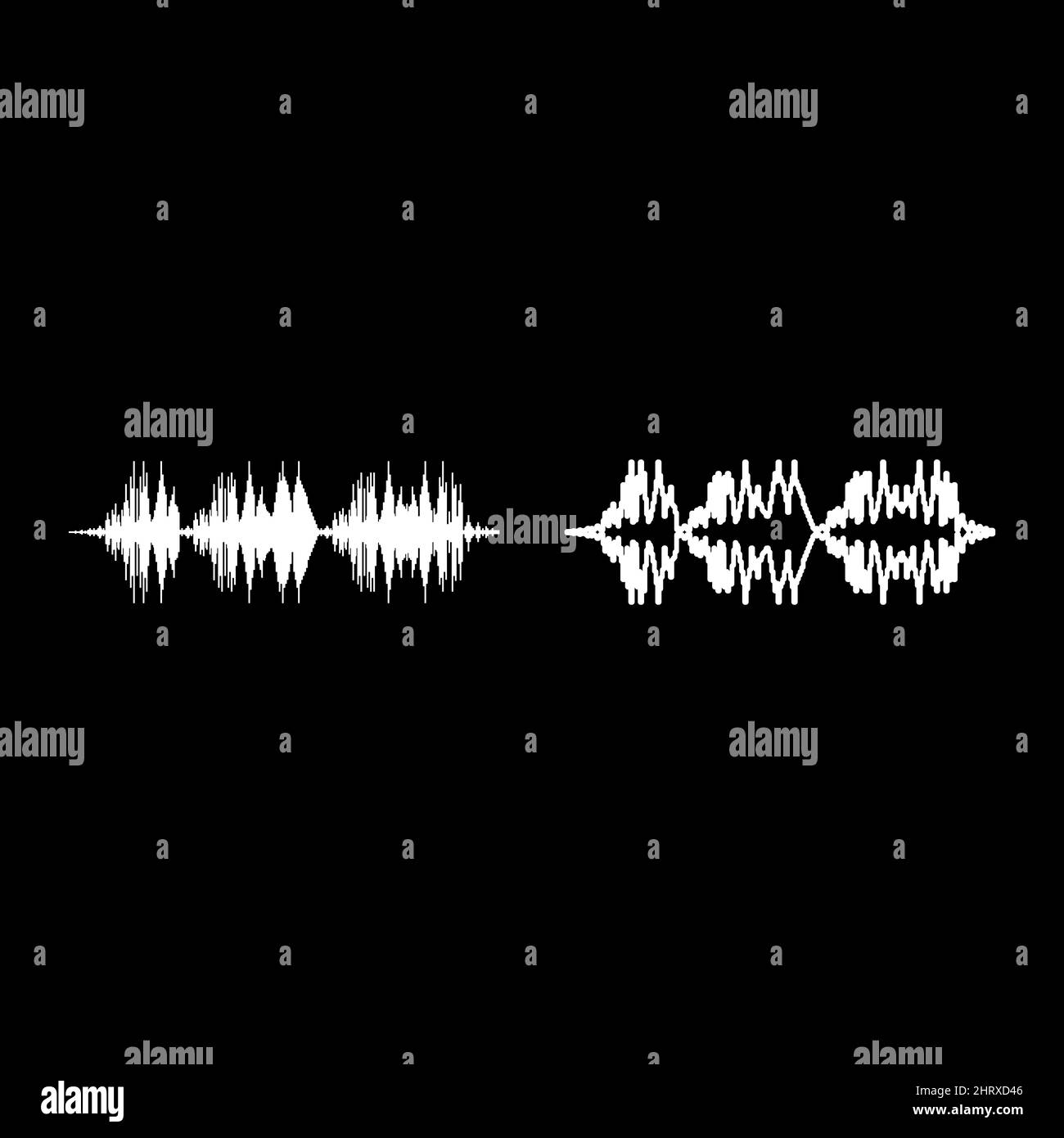 Radio wave wireless set icon white color vector illustration image ...