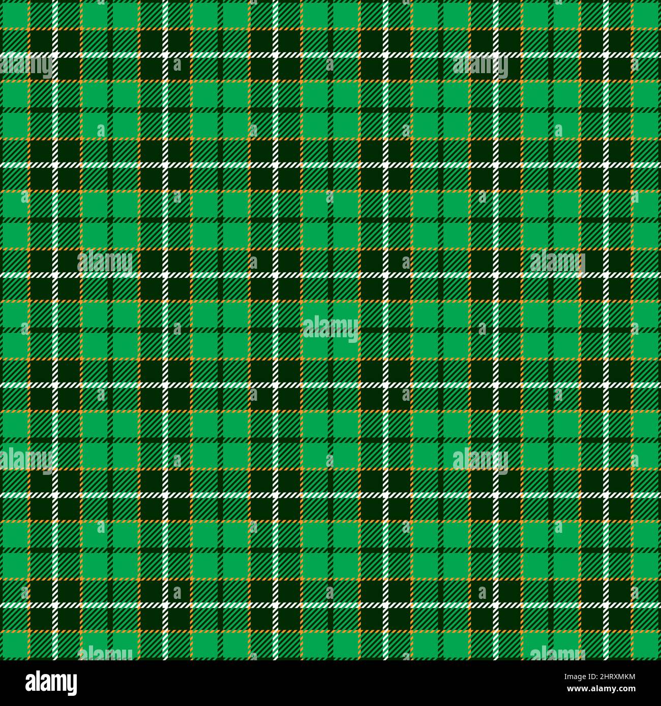 St. Patrick's Day seamless pattern. Tileable vector background in Irish classic style. Stock Vector