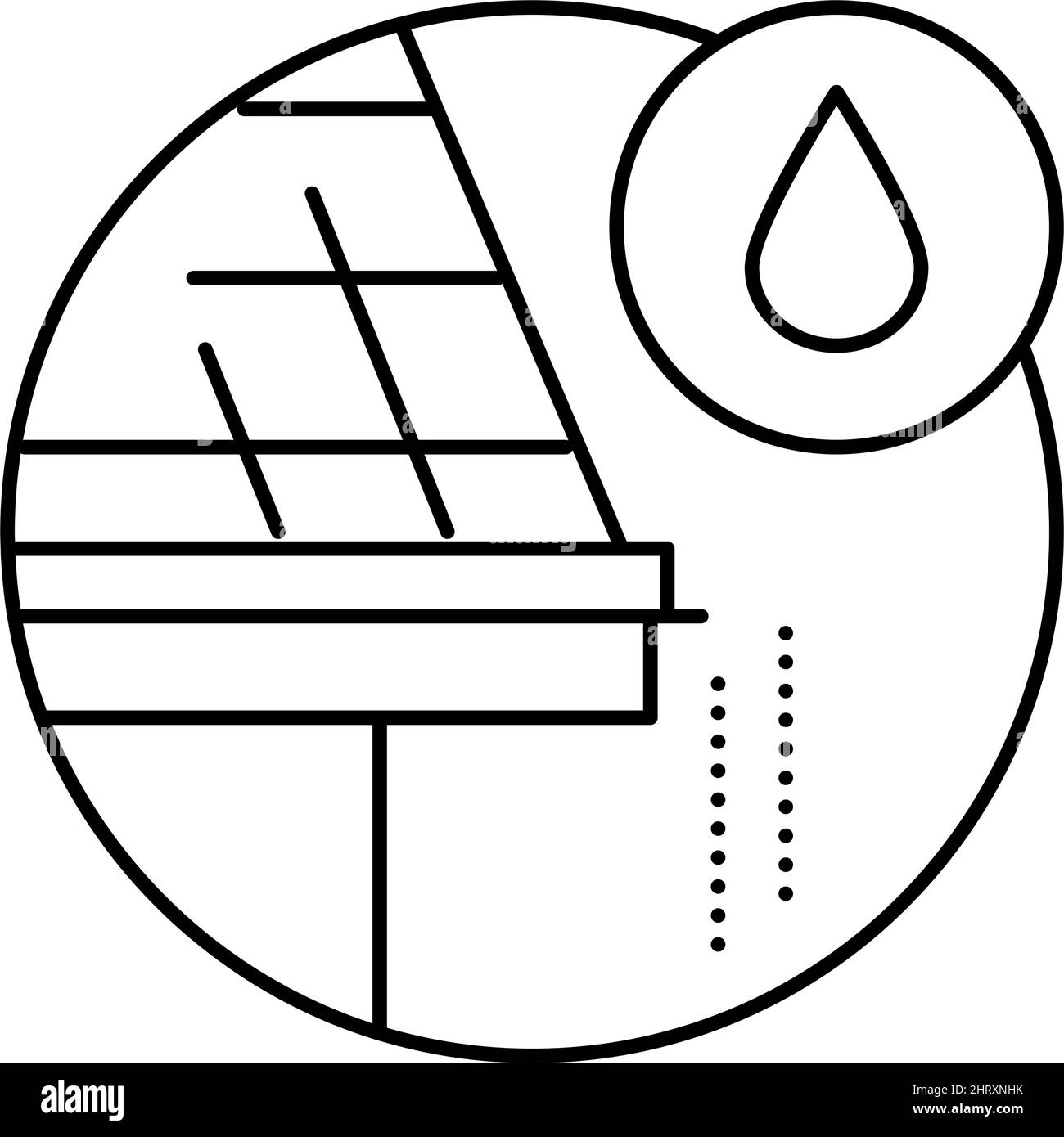 drip edge line icon vector illustration Stock Vector Image & Art Alamy