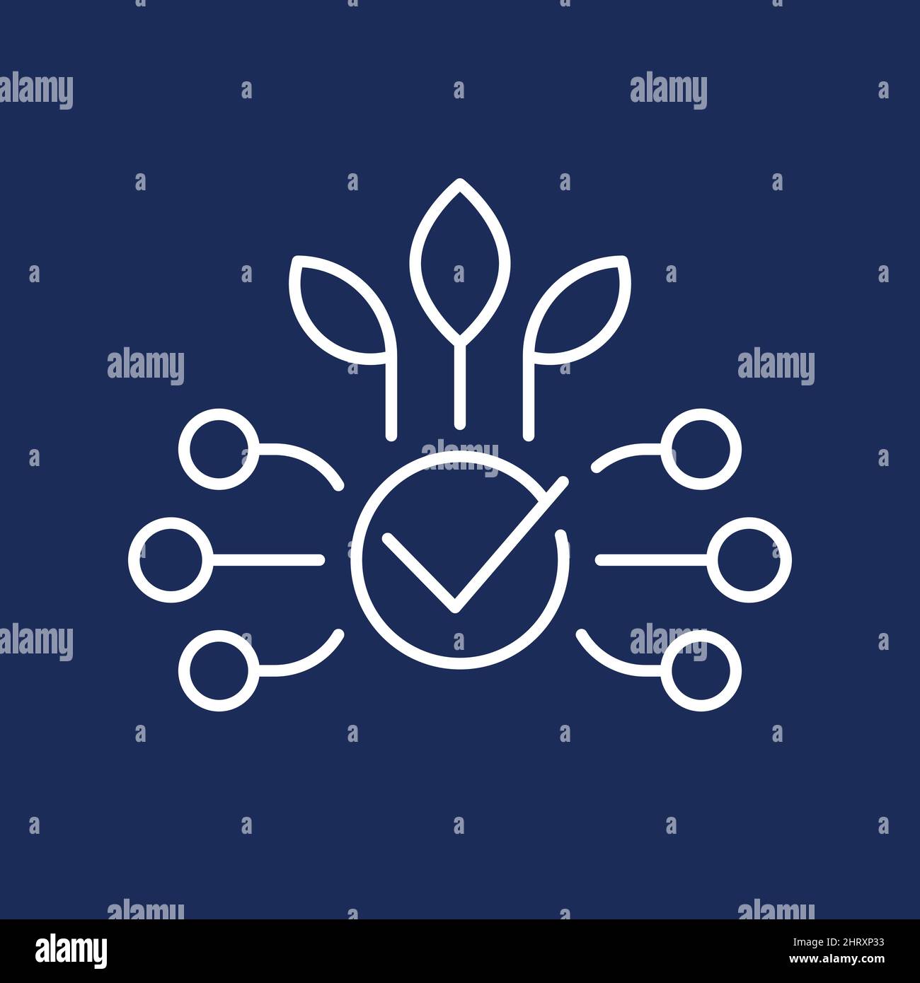 Digital farming icon outline Stock Vector Images - Alamy