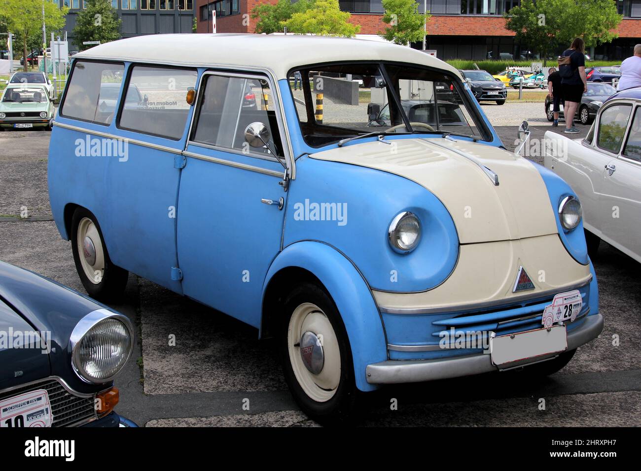 a Lloyd LT 600 bus at an oldtimer meeting in bremen Stock Photo - Alamy