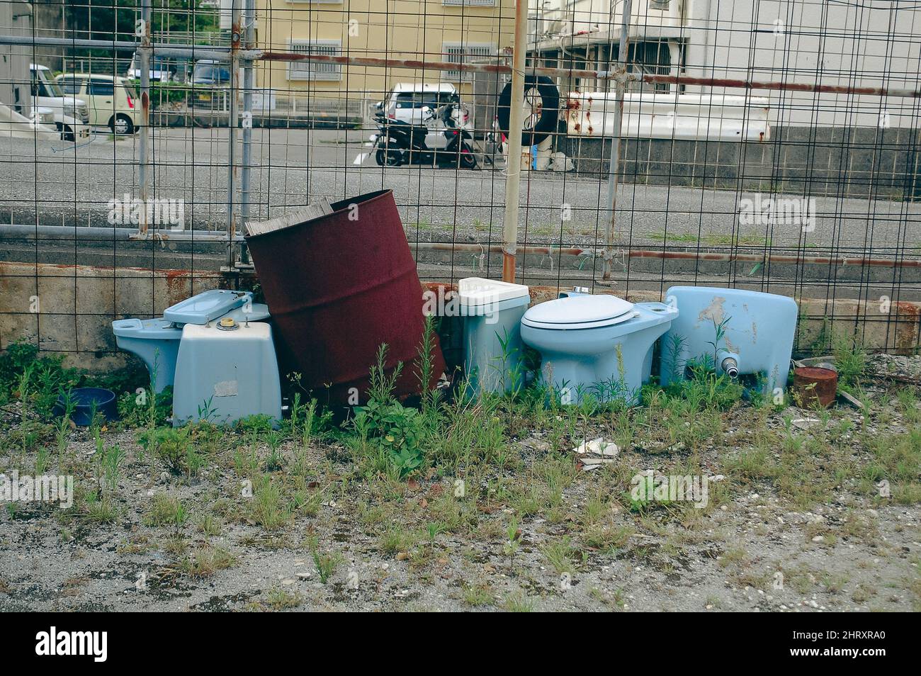 The garbage toilets and Japanese vending machines in Okinawa, Japan
