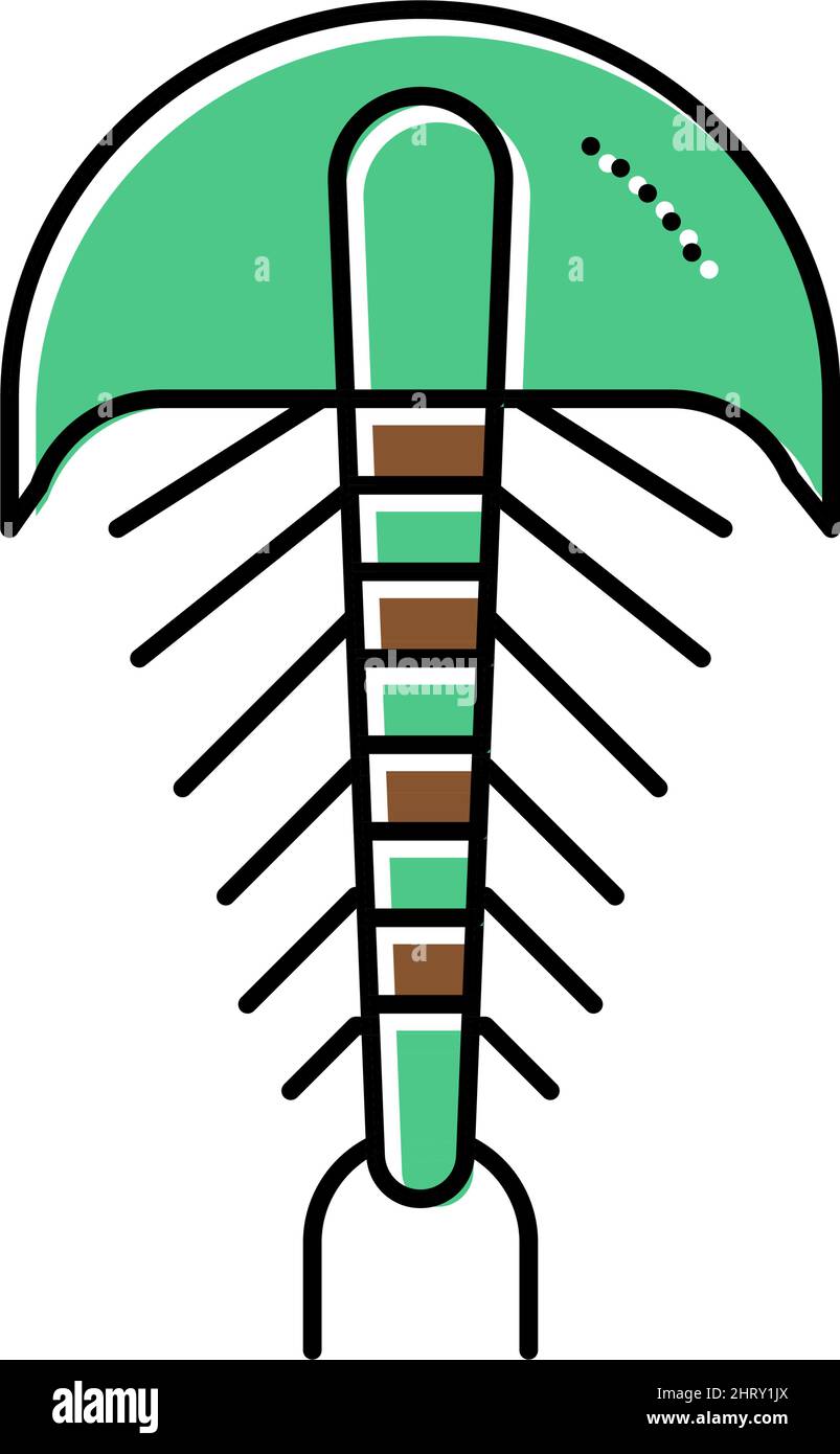 horseshoe crabs color icon vector illustration Stock Vector Image & Art