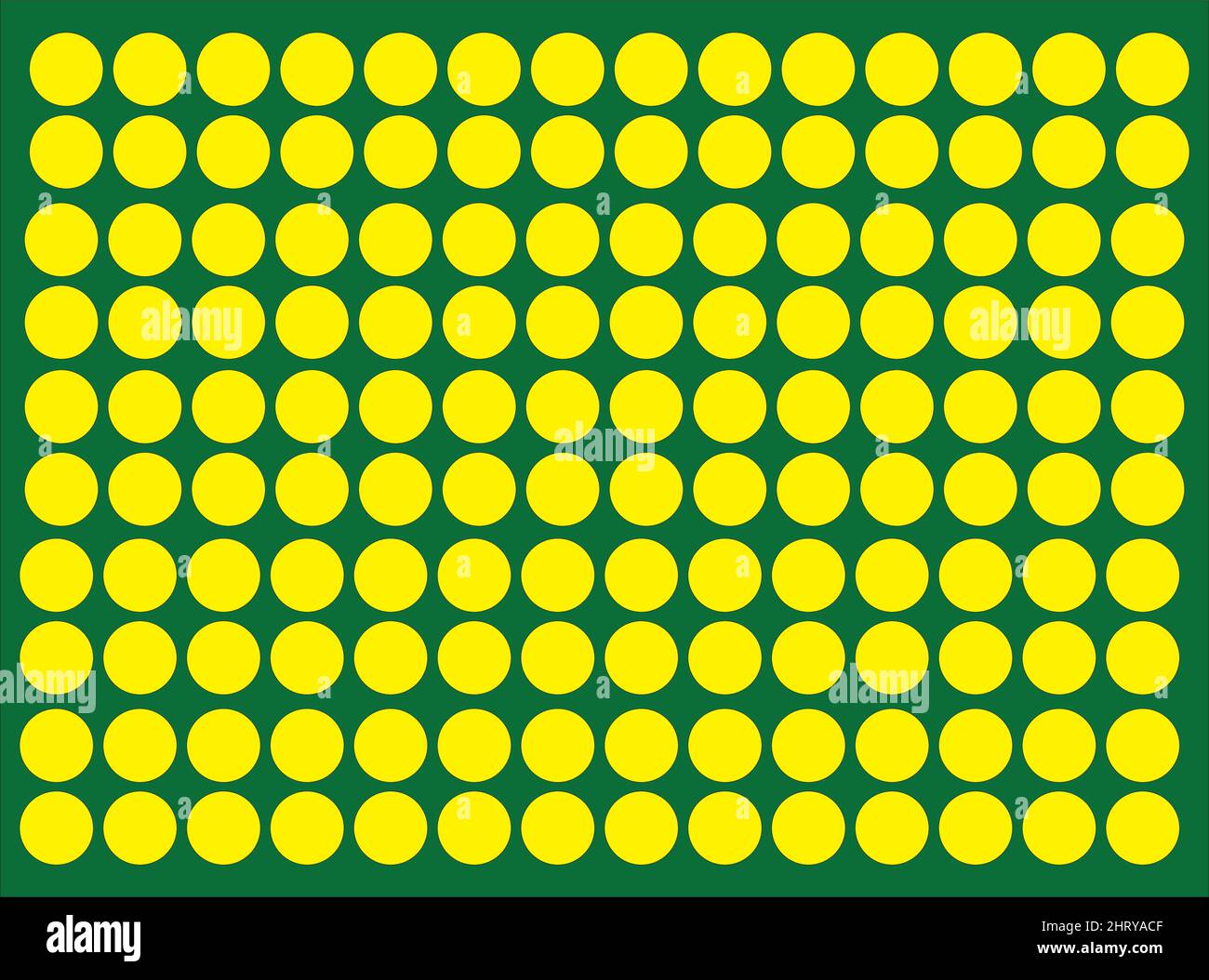 Vector graphics showing the surface on which the yellow circles are placed. Stock Vector