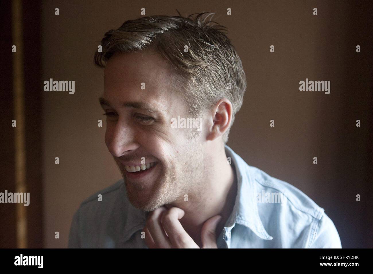 Actor Ryan Gosling pictured in the Soho Hotel in central London, during  press interviews for the film Blue Valentine Stock Photo - Alamy