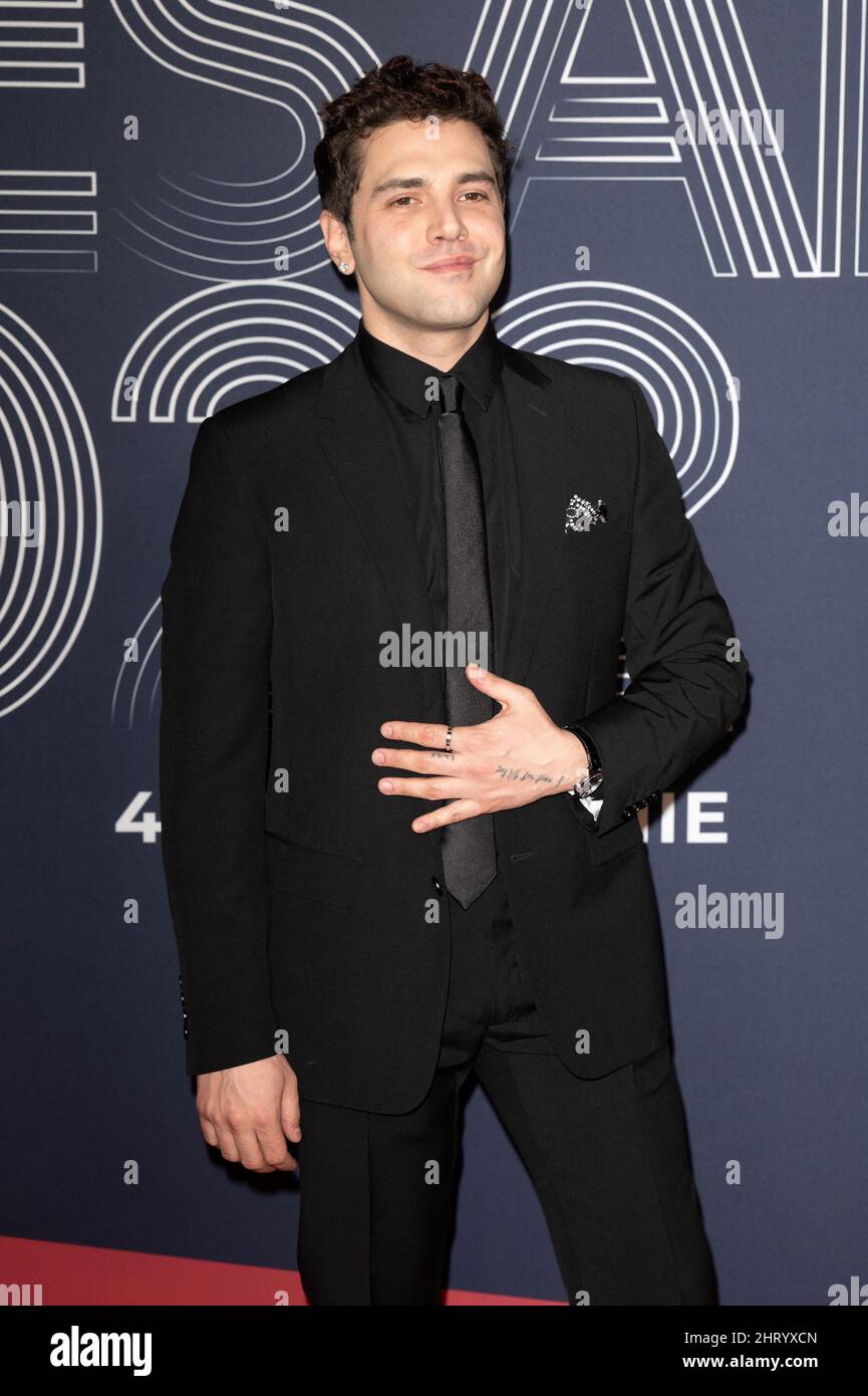 Paris, France. 26th Feb, 2022. Xavier Dolan arrives at the 47th edition ...