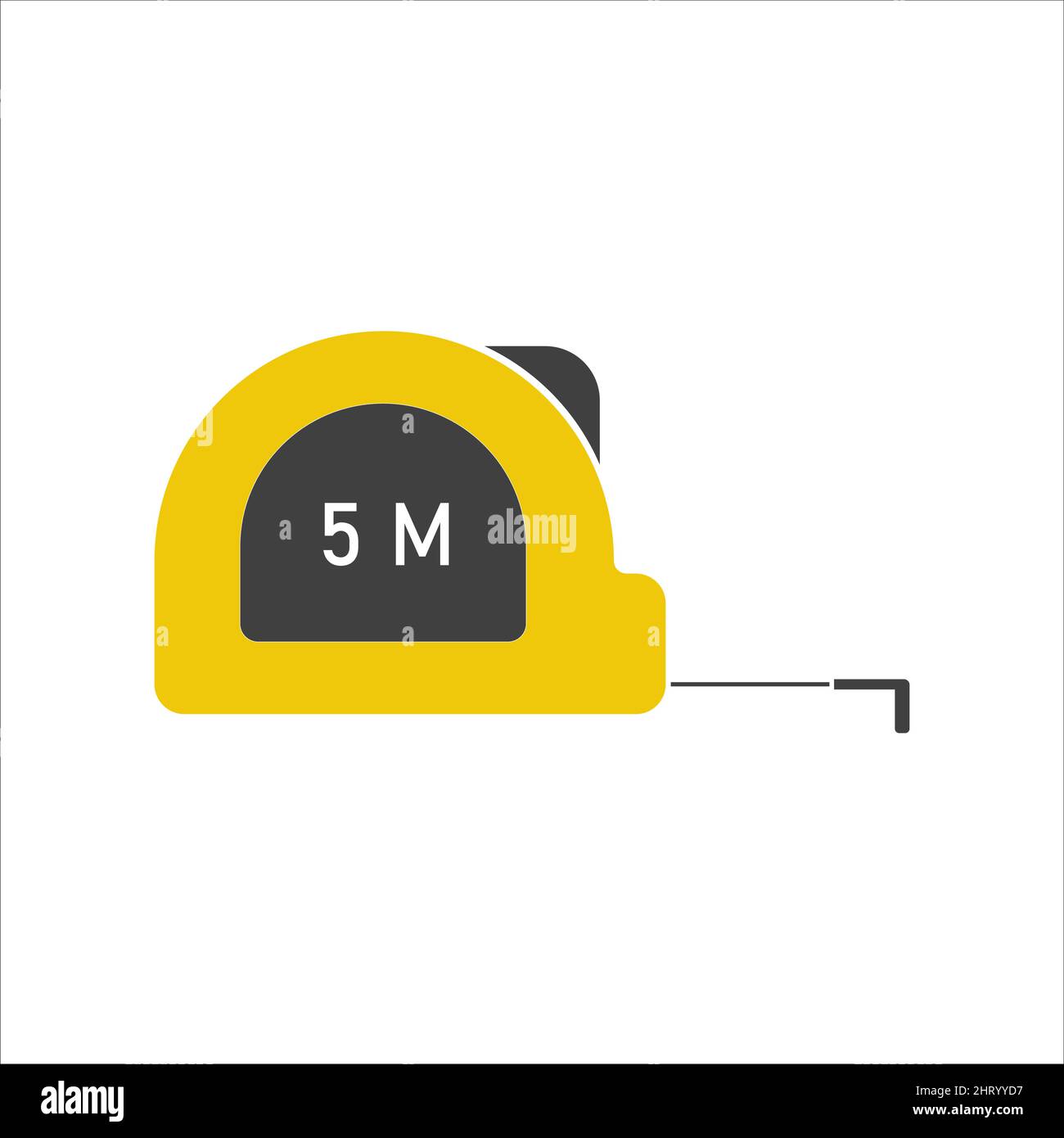 tape measure icon on white background Stock Vector Image & Art - Alamy