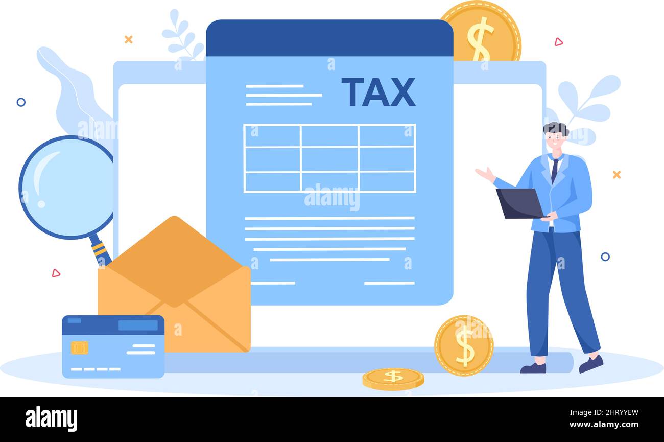 Tax Form of State Government Taxation with Forms, Calendar, Audit