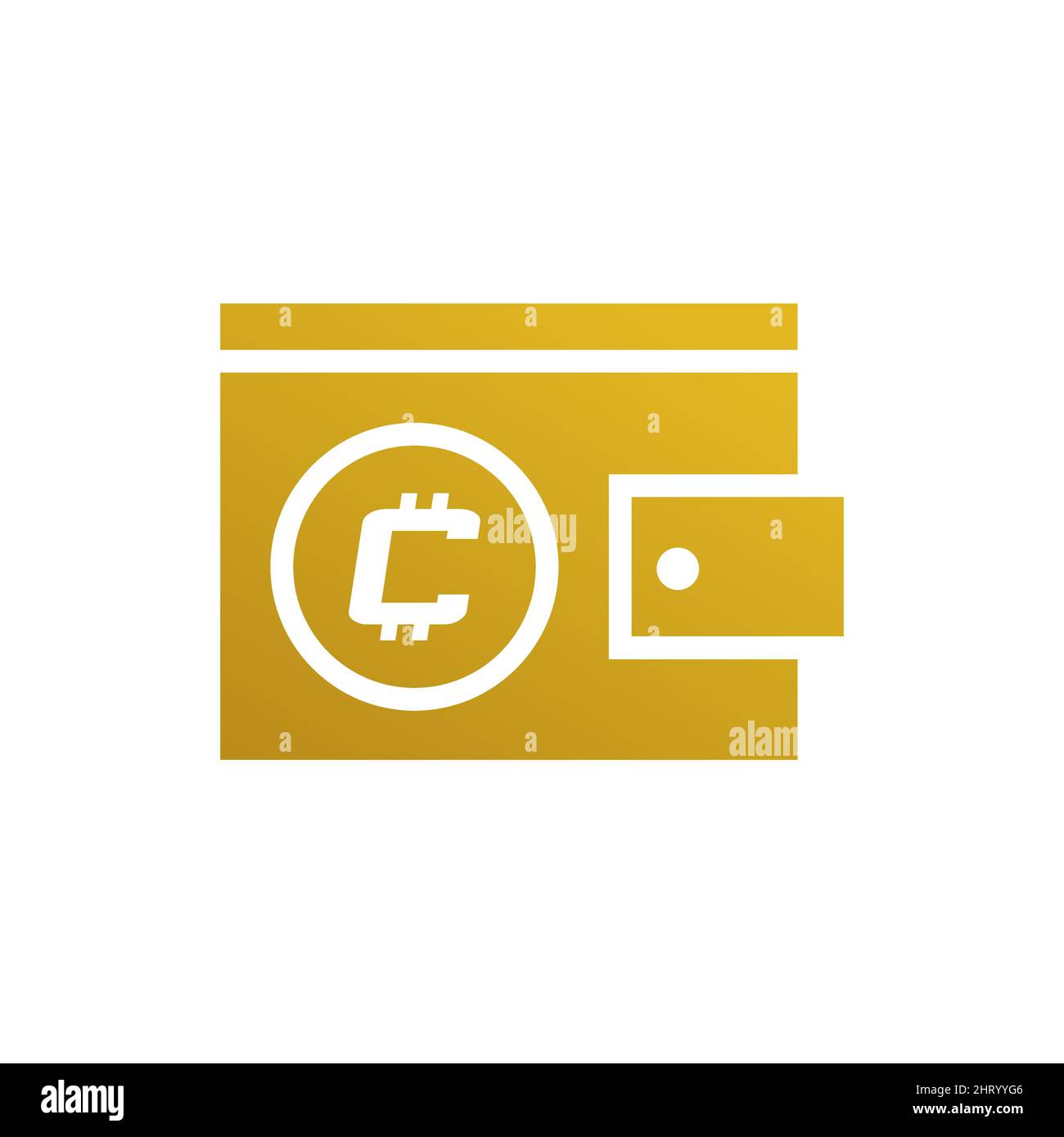 wallet cryptocurrency icon design vector illustration. Stock Vector