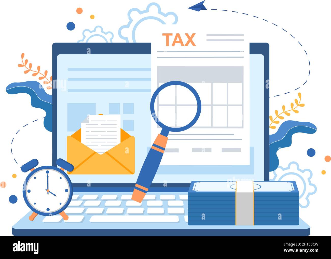 Tax Form of State Government Taxation with Forms, Calendar, Audit