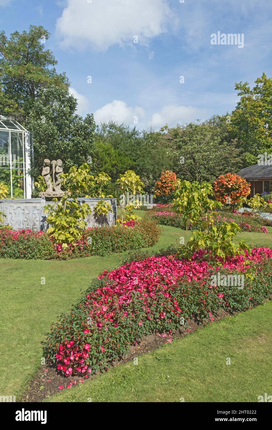 Botanical gardens, Singleton Park, Swansea, South Wales, UK Stock Photo