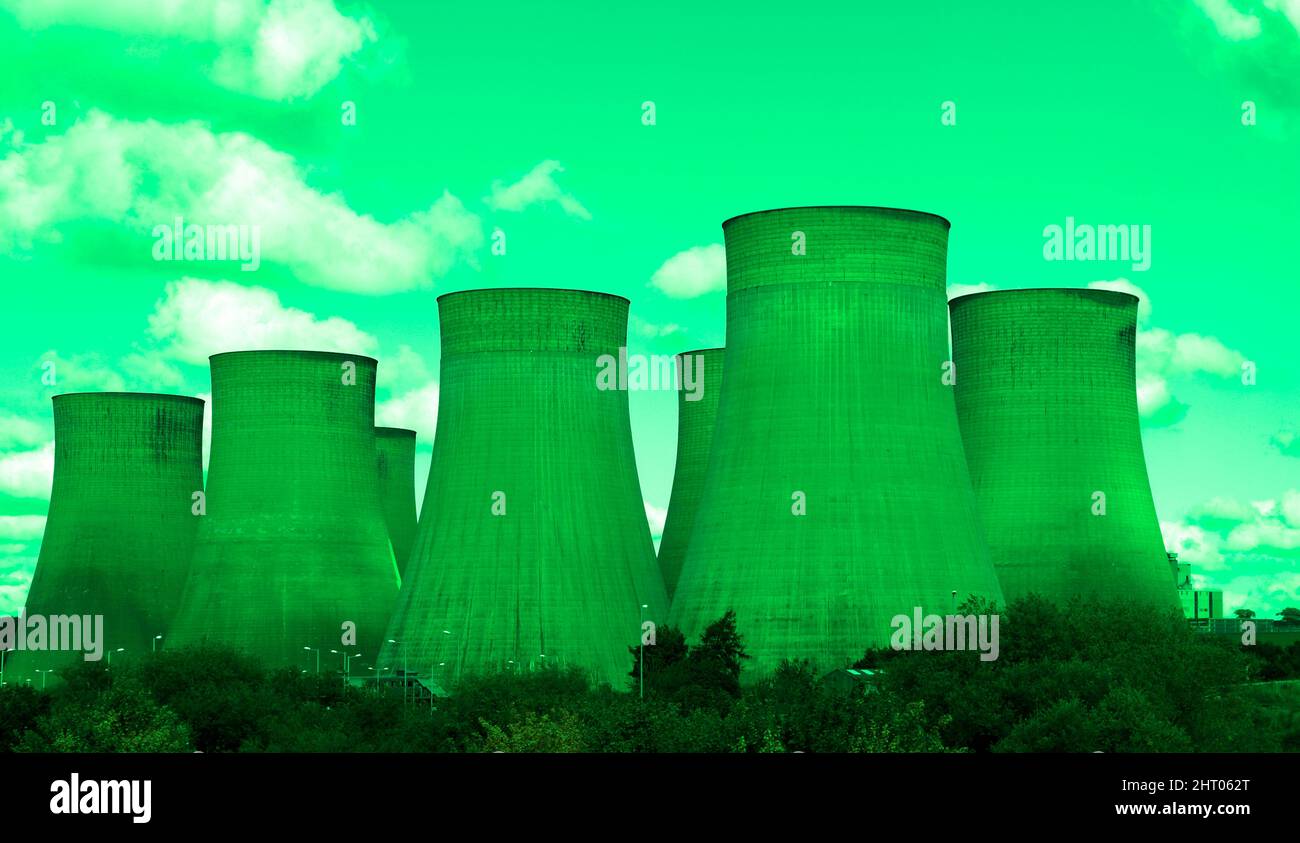Greenwashing of the coal industry, conceptual image Stock Photo