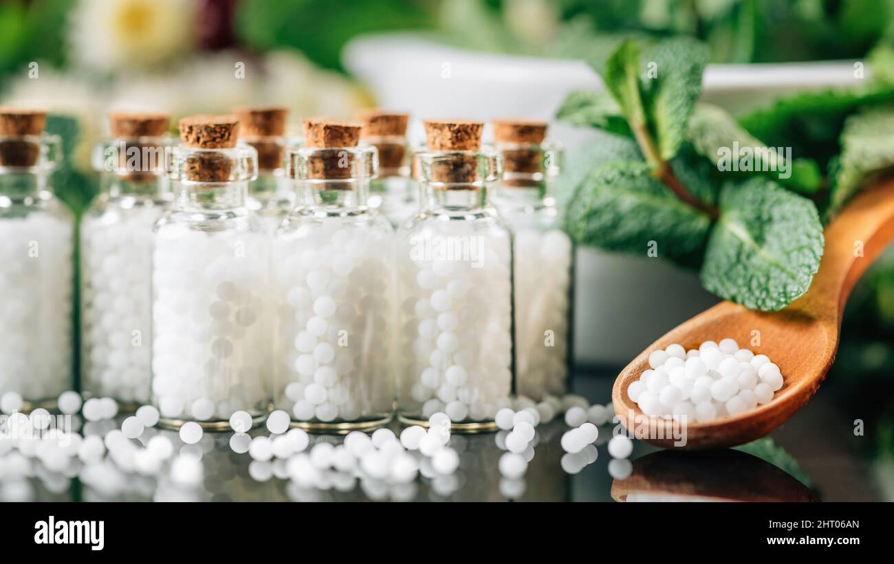 Homeopathic remedies Stock Photo Alamy