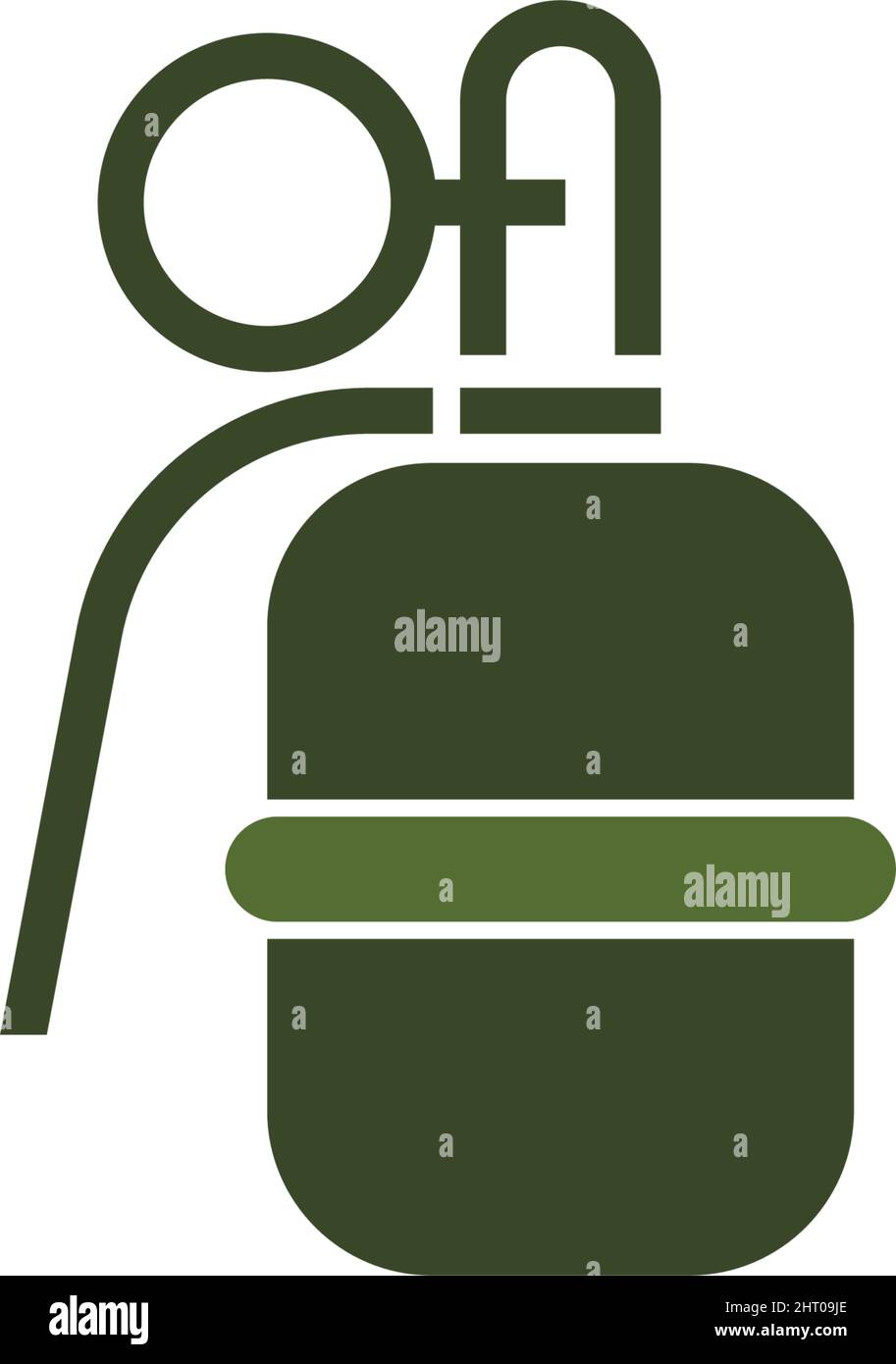 Grenade icon illustration design template Stock Vector