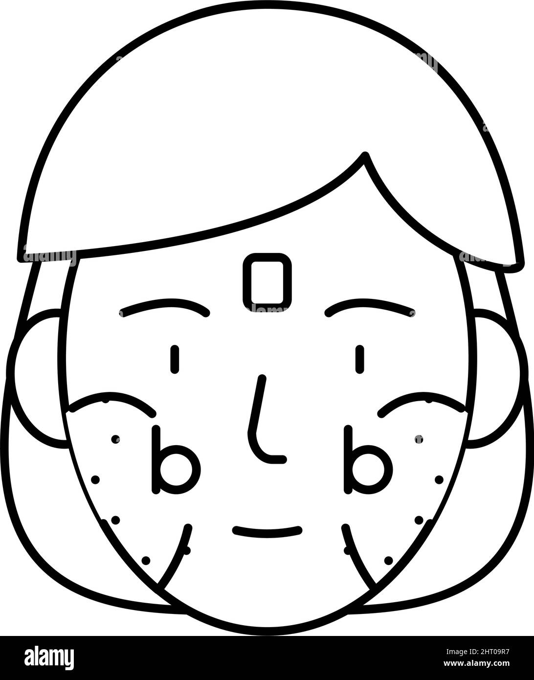 combination skin line icon vector illustration Stock Vector Image & Art ...