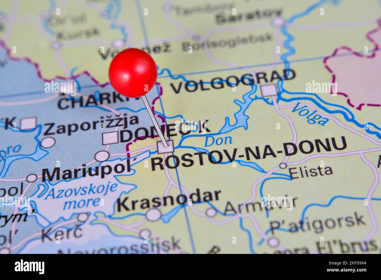 Russia map pin hi-res stock photography and images - Alamy