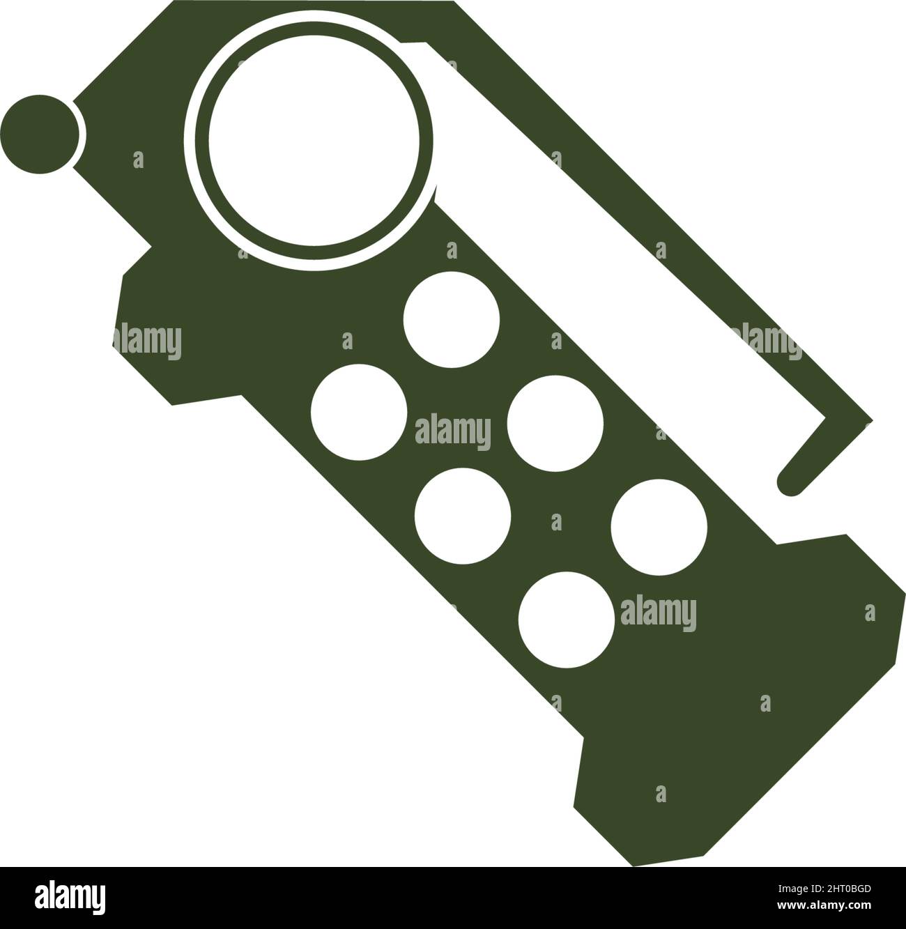 Grenade icon illustration design template Stock Vector Image & Art - Alamy