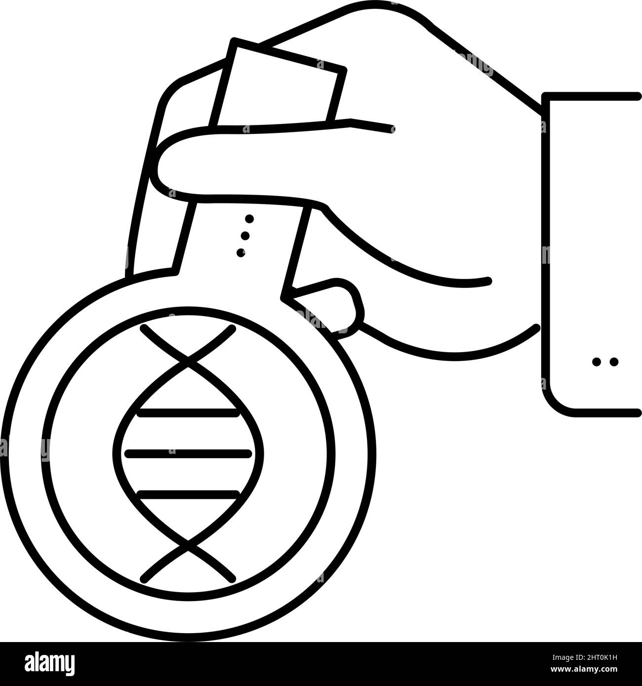 Laboratory Researching Genetic Molecule Line Icon Vector Illustration Stock Vector Image Art Laboratory Researching Genetic Molecule Line Icon Vector Illustration Stock Vector Image Art