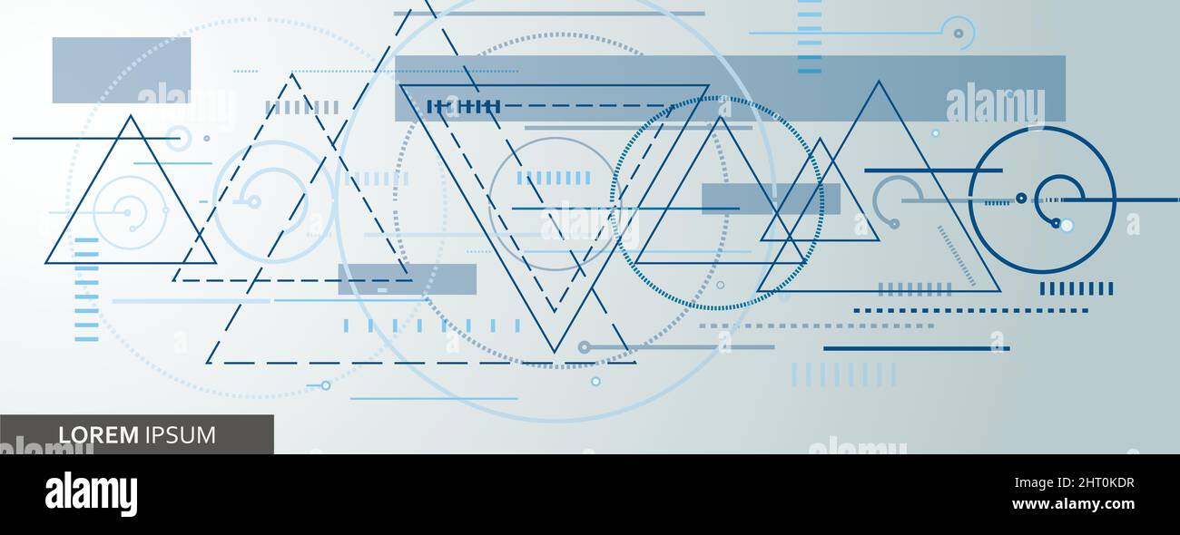 Dynamic Inverted Triangle Layout Dynamic triangles background. Vector composition with abstract elements ...