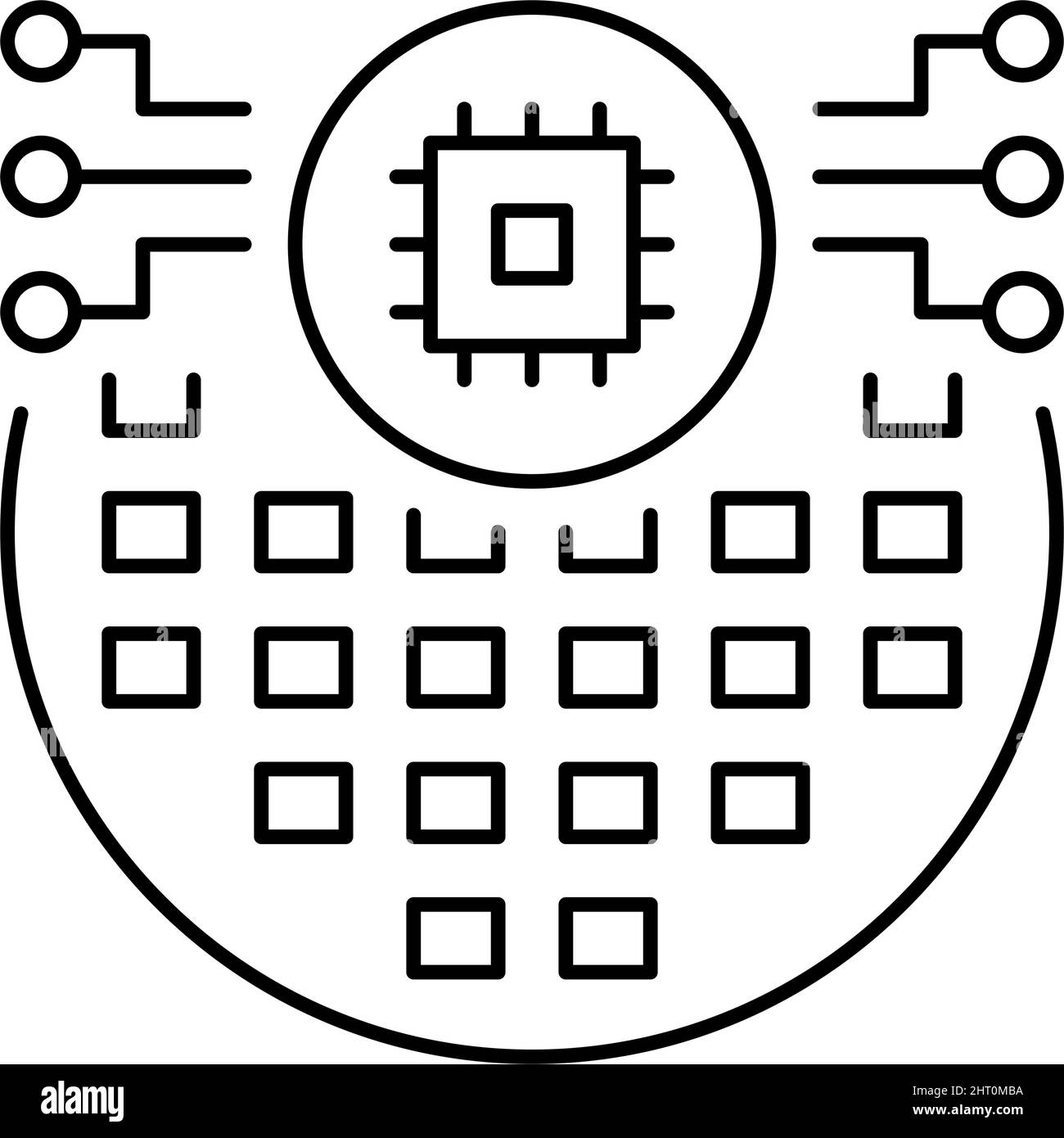 Semiconductor Wafer Icon