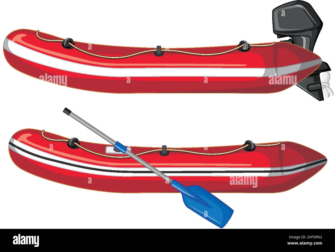 Two types of inflatable boats illustration Stock Vector Image & Art Alamy