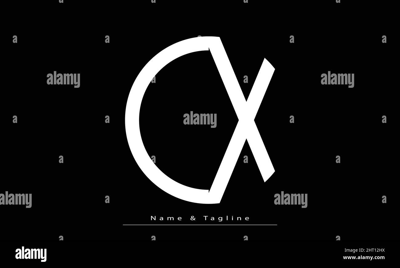 Alphabet letters Initials Monogram logo CX, XC Stock Vector Image & Art ...