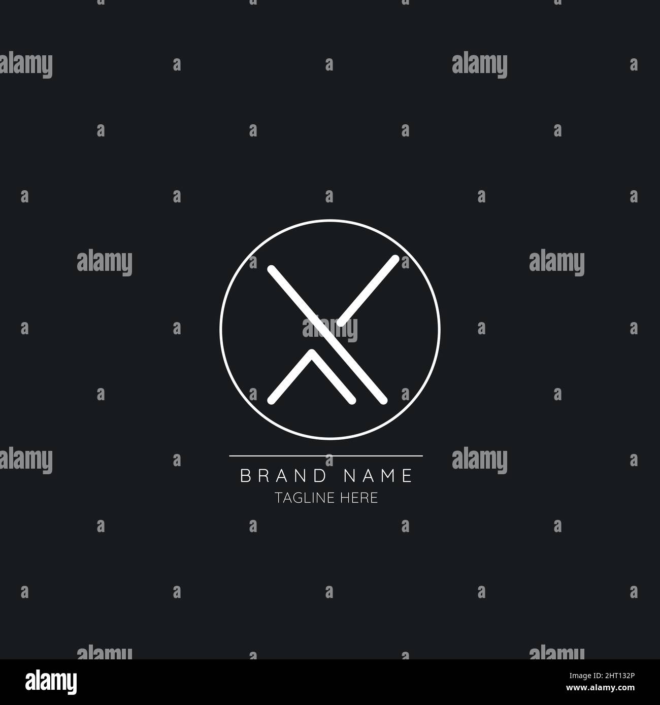 Minimal Initial letter X logo Icon Stock Vector Image & Art - Alamy