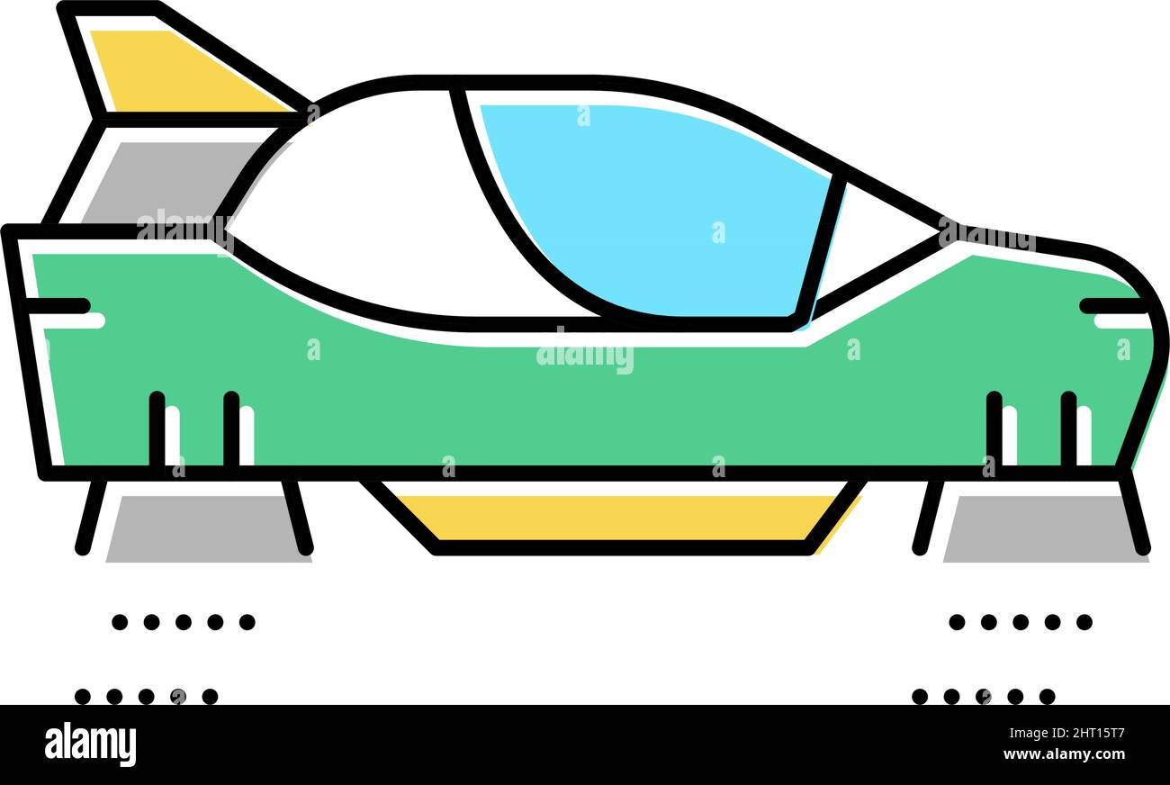 flying car color icon vector illustration Stock Vector Image & Art - Alamy
