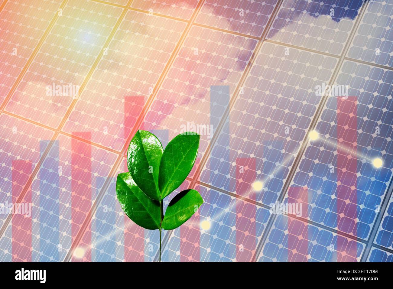 Solar panels technology of renewable resources to reduce pollution and