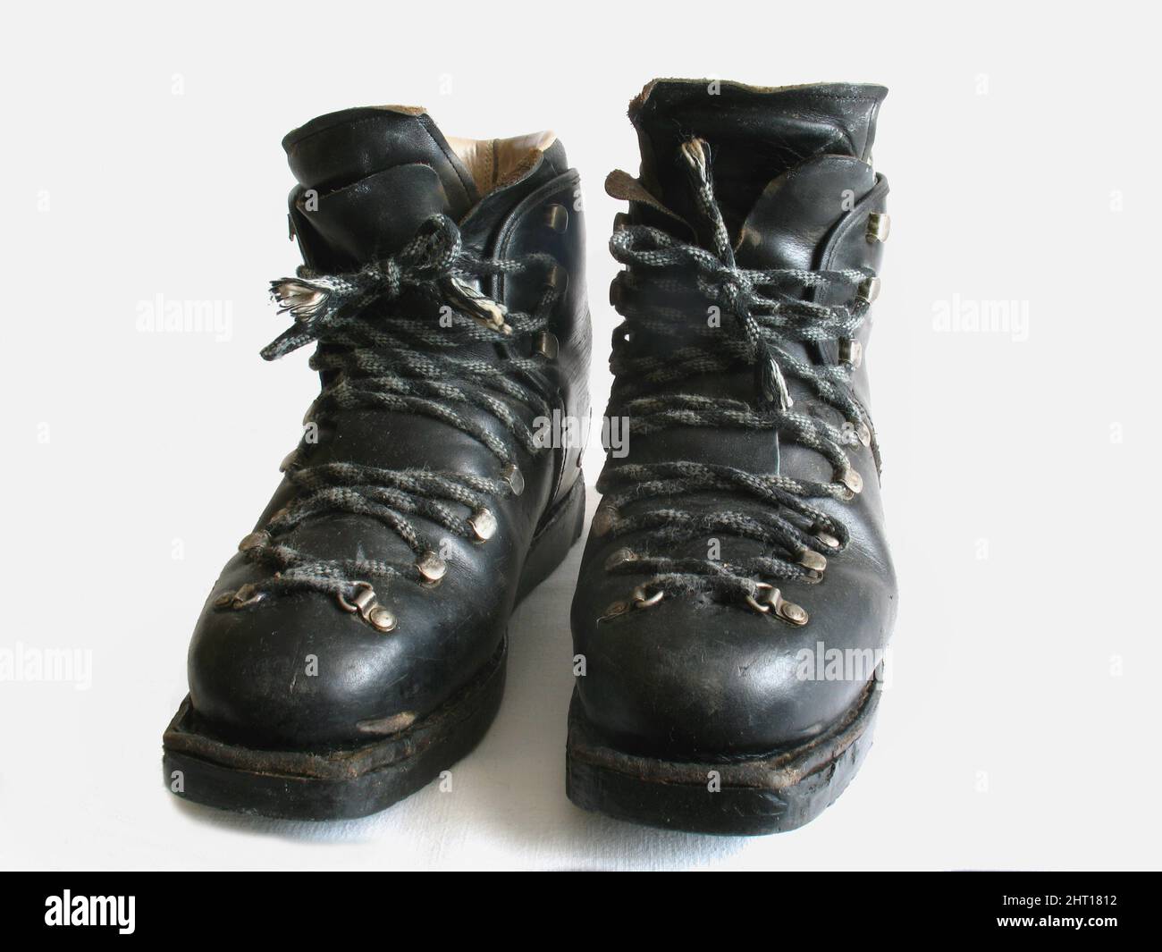 old hiking boots